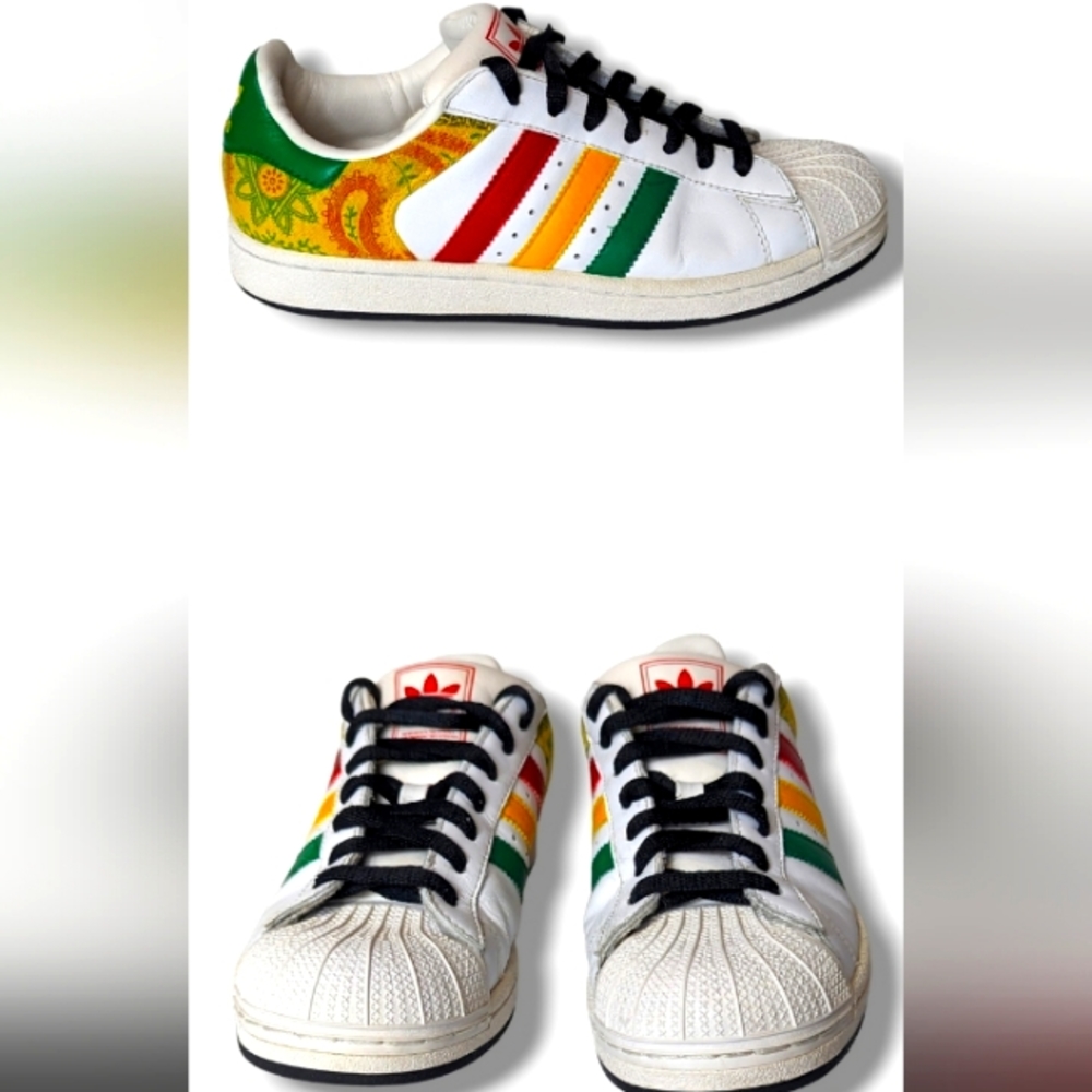 Adidas Superstar II CB Originals Vintage in Red Yellow Green 043665: Men's 7